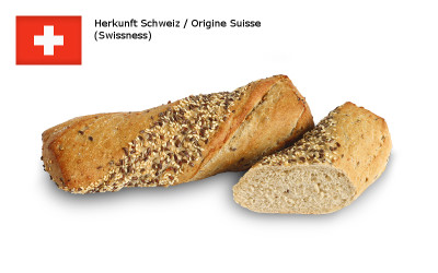 Petit pain torsadé foncé